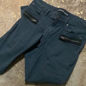 Express zipper jeans